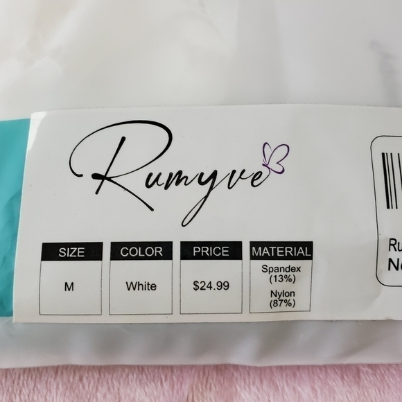 NEW Ivory lace bralette and panty set M - Picture 6 of 6